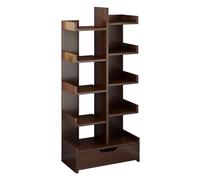 Dh2yjnbf3 Librería Estantería Simple montada en la Pared, Estante de Almacenamiento Multicapa Piso a Techo, estantería pequeña, for el hogar, gabinete for Sala Estar Estante para Libros