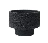 Dh2yjnbf3 Macetero A Stylish and Minimalist Concrete Succulent Planter, Perfect For Indoor Use Jardín(Negro,Pequeño)