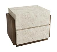 Dh2yjnbf3 Moderno Mesita de Noche con Suelo Doble cajón for organización Almacenamiento en Dormitorio Dormitorio(Multi-Colored,Pequeño)