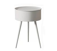 Dh2yjnbf3 Moderno Mesita de Noche Hierro Simple con Patas Altas, Muebles pequeños Color sólido, Almacenamiento Gran Capacidad, mesitas Simples Dormitorio(006,Grande)