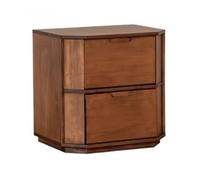 Dh2yjnbf3 Moderno Mesita de Noche Madera Poligonal geométrica Vintage, Moderna y pequeña, con cajones Dormitorio