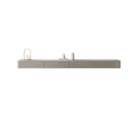 Dh2yjnbf3 Moderno Soporte Flotante Simple for TV, Centro de Entretenimiento montado en la Pared, Consola Multimedia for con cajones extraíbles for televisores, Cine casa Consola de TV