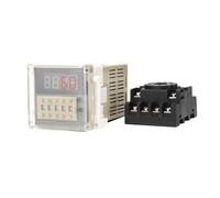 DH48J-11A Contacto/sensor de 11 pines Entrada de señal Contador digital Relé DH48J-11A Función de memoria de falla de energía de 12 V a 380 V con base 1 pieza(AC380V)