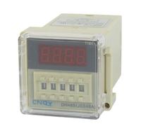 DH48S-2Z Relé de retardo tiempo digital encendido 8 pines 0.01S-9999H AC / DC12V