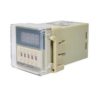 DH48S-2ZH Interruptor de relé de retardo temporizado DC24V 12V 0.01S-99H99M Relé temporizador de retardo programable con LED digital AC220V 380V SPDT(ACDC24V)