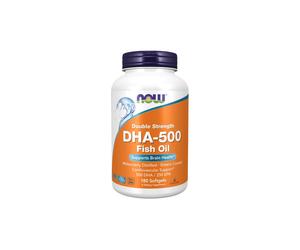 DHA-500 Aceite de pescado, doble potencia 180 cápsulas blandas Now Foods