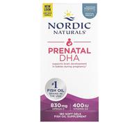 Nordic Naturals Fórmula prenatal DHA sin sabor - 180 cápsulas blandas