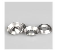 DHAEY SeroNi 10-100 Uds M3 M4 M5 M6 304 arandela cónica de Acero Inoxidable arandela cóncava-Convexa avellanada arandela Decorativa de Cono Hueco Gasket(M3x11x2.5,50pcs)