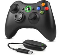 Dhaose - Mando inalámbrico de 2,4 GHz, gamepad mejorado con joystick para Xbox 360, Xbox Slim 360 y ordenadores con Windows 7, 8 y 10