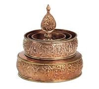 DharmaObjects Juego de mandala, cobre tibetano, 14 cm de diámetro