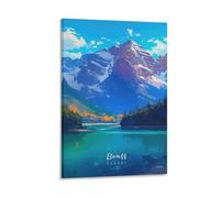 DHBANEIOK Banff Canada Landscape Cuadro En Lienzo Cuadros Decorativos Pinturas Murales Cuadros Modernos Impresiones De Lienzo Para Salon Dormitorios Comedor Pasillo 08x12inch(20x30cm)