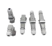 DHC-HA-003 3 pines 4 pines 5 pines 7 pines 10A Industrial HQ-005 16A conector Rectangular de Metal 1 Uds(5 Core Docking)