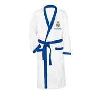 Dhestia Home - Albornoz Licencia Oficial 100% Algodón Real Madrid - ÚNICO, Talla XL