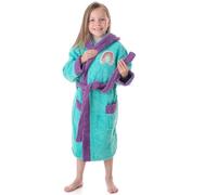 DHESTIA HOME - Albornoz Niñas Infantil y Adolescentes 100% Algodón Capucha y Bolsillos Color My Rainbow Talla 2_years