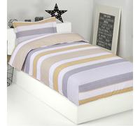 DHESTIA HOME - Edredón Ajustable Cama Infantil Zarautz Ocre - Color Ocre, Talla Cama 90
