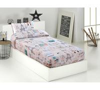 DHESTIA HOME - Edredón Ajustable Cama Nido, Litera, Cama 90 y Cama 105 Infantil y Juvenil - Color Color H, Talla Cama 90