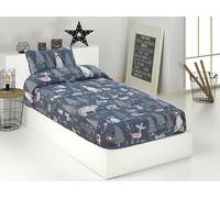 DHESTIA HOME - Edredón Ajustable Cama Nido, Litera, Cama 90 y Cama 105 Infantil y Juvenil - Color Color I, Talla Cama 105
