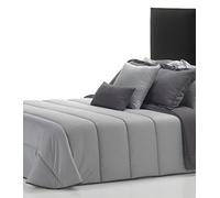 DHESTIA HOME Edredón Nórdico Stripe Gris de Belnou Color Gris Talla Cama 90