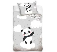 DHESTIA HOME - Funda Nórdica de Cuna Diseño Oso Panda 100% Algodón Baby226009 - Color Único, Talla Talla Única