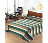 DHESTIA HOME Manta Barata Rayas 420Gr de Dhestia Color Único Talla Cama 105