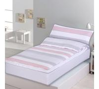 DHESTIA HOME - Saco Nórdico con Cremallera Edredón Ajustable Cama Infantil Zarautz Nude Color Nude Talla Cama 105