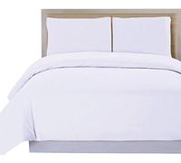 DHestia Hostelería - Funda Nórdica para Edredón Blanca Hotel 50% Algodón 50% Poliéster (230x240 cm - Cama 135)