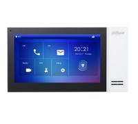 "(DHI-VTH2421FW-P) DAHUA MONITOR INTERIOR 7"" DE SUPERFICIE PARA VIDEOPORTERO IP POE SD 6E 1S ALARMA BLANCO"