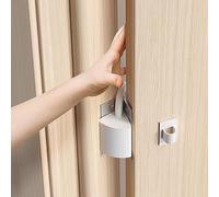 DHinkyoung Juego de 4 protectores de bisagra de puerta para los dedos del bebé, protector de dedos seguro para puerta abierta, tope de puerta a prueba de bebés, protector de cerraduras de puerta