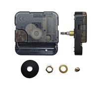 DHinkyoung Reloj de pared con movimiento de cuarzo, kit de trabajo interior, mecanismo de reloj, piezas para reparación de reloj, negro, 5,6 x 5,6 cm