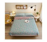 DHJKFU Sábana de Viaje 130x210cm a 210x210cm Sábanas para Sacos de Dormir para Adultos Senderismo Montañismo Camping Albergues(Blue A,160x210cm - 63"x82")