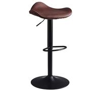 DHJUSPS Altura Taburete de Barra Negra Ajustable para la Barra de la Isla de la Cocina Bar de la Isla de Cocina El diseño rotativo y Elegante Empresa de Bistro y Comedor (marrón) Thriving
