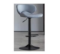 DHJUSPS Taburete de Cuero Ajustable Moderno con Silla Alta giratoria de 360 ° y footrest Beige para el mostrador de la Barra y el Taburete de Barra de Altura de Desayuno. Empresa Thriving