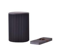 DHJUSPS Taburete de Papel Kraft Plegable portátil Estructura de Panal Hexagonal de 300 kg de 300 kg Negro Ideal para Muebles de Sala de Estar Enterprise Thriving
