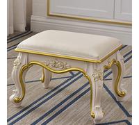 DHJUSPS Tobador de tocador Moderno con banca de Maquillaje Acolchado de Acero de plástico ABS para baño de Dormitorio y Piano opción de Asiento Elegante y cómoda para la Altura sentada vigorosamente