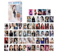 DHJWDUX 55 Tarjetas Lomo BLACKPINK JENNIE Photocards, Colección de Imágenes Nuevas en Papel Couché, para Álbum, Decoración de Scrapbook, Intercambio entre Fans y Exhibición Personal