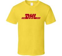 DHL tee Trendy Express Delivery Man Halloween Costume Funny T Shirt Daisy(Small)