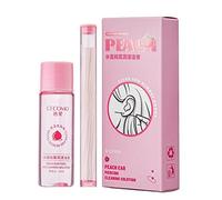 DHliIQQ 60 piezas de miel melocotón oreja piercing limpieza perforado oído limpio cuidado líquido kit limpiador pendiente agujero herramientas pendientes descalcificación