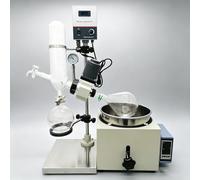 DHMYDPDZ Equipo rotatorio del Laboratorio de Rotavapor del evaporador 2L, Rotavapor, elevación Manual, Sello de PTFE, baño de Agua, Pantalla Digital, Alta estanqueidad, 10-180rpm 3L