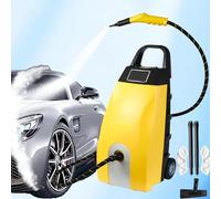 DHMYDPDZ Limpiador a Vapor de 3,5 l, Potente vaporizador Multiusos, hidrolimpiadora de Alta presión de 3000 W, con Vapor Continuo, 6 Accesorios y Calentamiento en 40 Segundos para el hogar Yellow+mop