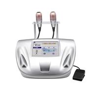 DHMYDPDZ Máquina Hifu Reafirmante Profesional 7D, Máquina de Belleza Facial con 2 Mangos para Lifting, Tonificar, Reafirmar y Eliminar Arrugas, Herramienta Antiarrugas Segura e Indolora