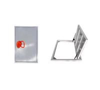 DHMYDPDZ Puerta de Acceso Personalizable para Espacios reducidos: Trampilla de Entrada discreta e integrada para sótanos, Cubierta empotrada para el Suelo del sótano LXW28X25IN/710X640mm