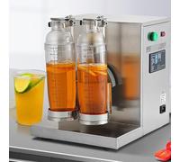 DHMYYXGS Batidora Eléctrica Doble Cabezal para Té con Leche | Máquina Automática Batir Té con Leche | Coctelera Y Té Burbujas Comercial | 400 RPM | para Café Zumos Y Vino | Motor Silencioso