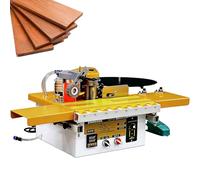 DHMYYXGS Chapeadora de Cantos,Encoladora de Cantos,Depósito 1000ml,Velocidad 2-6m/min,Pegado Doble Cara,6-60mm,Madera PVC ABS,para Carpintería Profesional y Muebles B