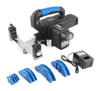 DHMYYXGS Dobladora De Tubos,Dobladora De Tubos Hidráulica,Dobladora Tubos con Trinquete 4 Troqueles Herramienta,para Doblar Rodillos Ajustable De 0°-90° para Doblar Varios Tipos De Metales