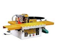 DHMYYXGS Encoladora de Cantos Automática,Canteadora de Madera,1200W con Pedal,Pegado Doble Cara,Corte Automático,6-60mm,Madera PVC ABS,para Carpintería y Fabricación de Muebles B