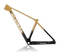 DHNCBGFZ Cuadro De Bicicleta Montaña 29er XS/S/M/L Cuadro De Fibra De Carbono Cuadros Freno De Disco Todoterreno Eje Pasante 12 * 148 Mm Boost BB92mm Enrutamiento Interno(Yellow 1,L)
