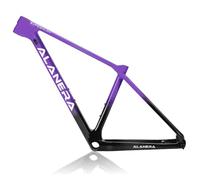 DHNCBGFZ Cuadro De Bicicleta Montaña 29er XS/S/M/L Cuadro De Fibra De Carbono Cuadros Freno De Disco Todoterreno Eje Pasante 12 * 148 Mm Boost BB92mm Enrutamiento Interno(Purple,L)