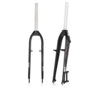DHNCBGFZ Horquilla Rígida para Bicicleta De Montaña De 26/27,5" 1-1/8‘’ Freno Disco/V Liberación Rápida Horquilla Aluminio Super Ligero Horquillas De Bicicleta(27.5")