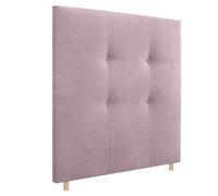 DHOME Cabecero, Cabezales de Cama Capitoné hasta el Suelo. Cabezal tapizado ACUALINE Tela y Polipiel. Cabeceros de Cama Matrimonio e Individual (Tela Salmón, 110cm (Camas 80/90/105))