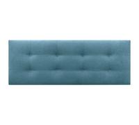 DHOME Cabecero, Cabezales de Cama Capitoné hasta el Suelo. Cabezal tapizado ACUALINE Tela y Polipiel. Cabeceros de Cama Matrimonio e Individual (Tela Turquesa, 160x60 (Camas 150/160))